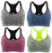 Srizgo Sport BH Damen Yoga BH 4er Pack (XL, Farben-04)