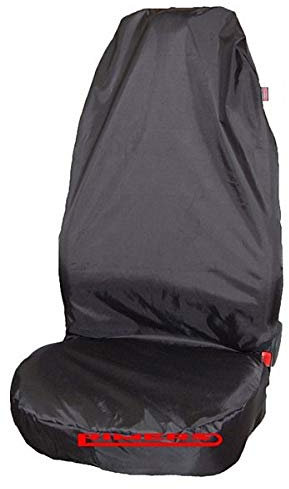 ERJOT Schonbezug Wasserdichter Autositzschoner Werkstattschoner Sitzschutz Vordersitz Sitzbezug Auflage Nylon universell Schwarz