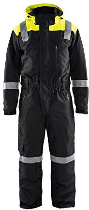 Blaklader 678719779933D100 Winteroverall, Schwarz/Gelb, Größe D100