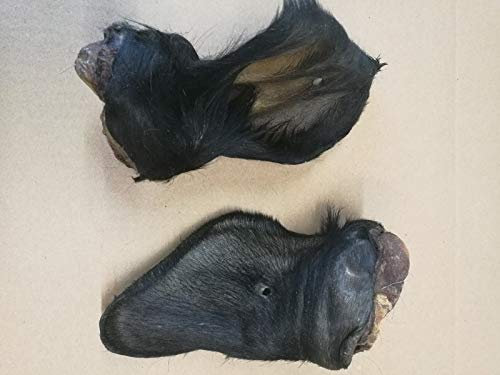 Warnicks Tierfutterservice Rinderohren mit Fell (10 Stück)