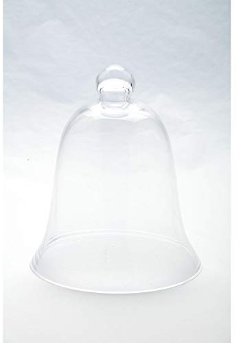 Handblown Glass Cloche Bell Jar - 12 - Clear