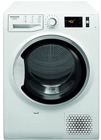 Hotpoint NT M11 82SK EU - Asciugatrice a pompa di calore 8 kg, programma anallergico, colore: Bianco