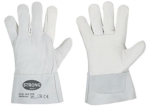 STRONGHAND Rindspaltleder-Handschuhe VS 52 - naturfarben - Gr. 10.5 (1, 10.5)
