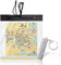 suaywo 31,5 x 28 cm Étui de Carte Géographique Poche Étanche avec Fenêtre Transparente et Sangle de Cou, Pochette Waterproof pour Randonnée, Camping, Voyage