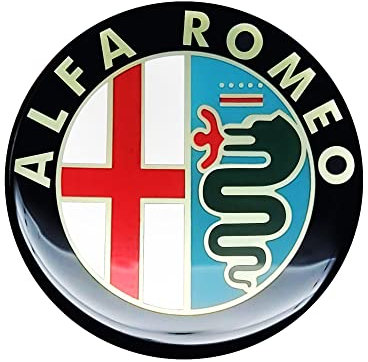 Alfa Romeo 21848 Adesivo 3D Ufficiale Logo Old 48 mm