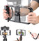 Zeadio 2-in-1 Smartphone-Video-Rig, kabelloser Griff-Stabilisator, Handy-Stativhalterung mit Fernauslöser für alle Smartphones