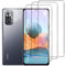 Pcircb [3 Piezas] Protector de Pantalla para Redmi Note 10 Pro +[3 Piezas] Protector de Lente de cámara, Cristal Templado [Sin Burbujas] [9H Dureza] HD Cristal Vidrio Templado