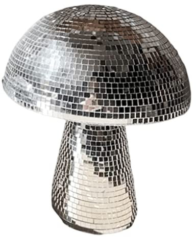 Luckxing Pilz Discokugel Spiegelkugel Set Kleine Kugeln Weihnachten Baumschmuck Weihnachten Silber Spiegelkugel Mirrorball Disco Lichteffekt Für Christbaumschmuck Dekor, Lichteffekte, Party Hochzeit