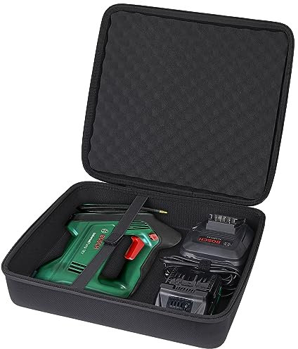 co2CREA Duro Viajar caja estuche funda para Bosch Home and Garden Bomba de aire/Compresor de aire eléctrico, Compatible con la batería Bosch PBA 18v(Funda Solo)