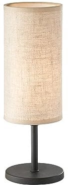 FHL easy! | Tischleuchte, Kira | 1x E14 max. 25 Watt - ohne Leuchtmittel | Leinen | Sandschwarz/Sandfarben