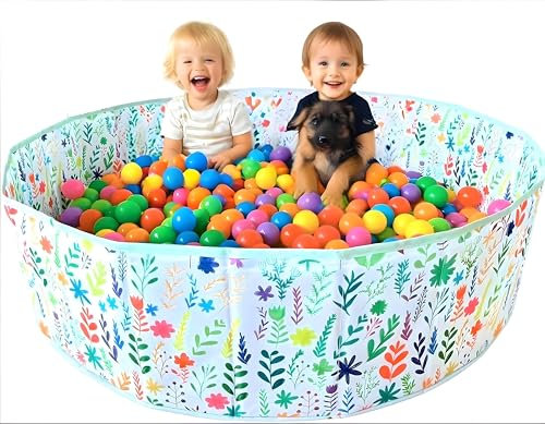 NUBUNI Piscina de Bolas : Piscina Infantil : Piscina Bolas para Parque Infantil : Piscina Bolas Bebe : Parque de Bolas : Bolas NO Incluidas B