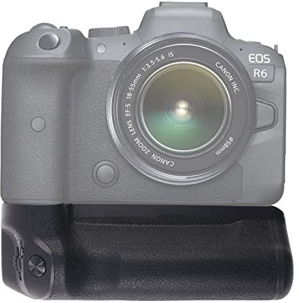FOTGA Battery Grip for Canon EOS R6 Mark II R6II R5 R5C Camera - Professional Vertical Battery Grip Multi Power Pack Replacement for BG-R10 (Supports up to 2 x LP-E6/LP-E6N/LP-E6NH Batteries)