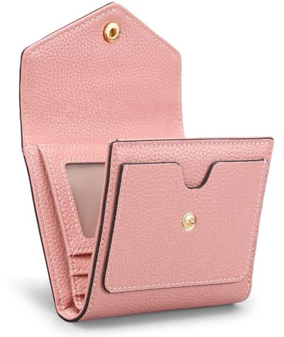 GAEKEAO Portefeuille Femme Petit Porte Monnaie Femme Petite Taille avec RFID Blocage, Portefeuilles et Porte-Cartes Grande Capacité Zippé Pochette à Monnaie Cadeau Femme