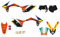 Generisch Grafik-Aufkleber-Kit kompatibel mit Ktm Exc Excf 2012-2013 Ktm Sx Sxf 2011-2012 Factory Blackbird, 2537R22