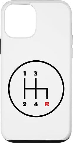 iPhone 12 mini Car Manual Gear Shifter Knob Pattern (4 Speed) Case