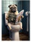Poster Humoristique pour Wc Salle de Bain Decoration Murale Affiche Murale Impression Salle de Bain DrôLe Wc Photo Sans Cadre Photo 20x30cm Convient pour DéCorer Les Salons et Les Salles de Bains(F)