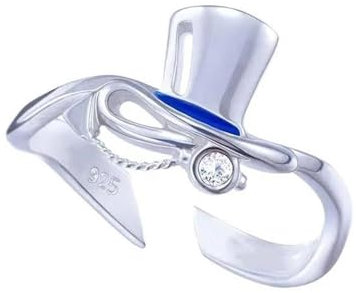 acsewater Magic Kaito Ring Anime Peripherie Kuroba Kaito Charakter Element Conan Ring Cosplay Schmuck
