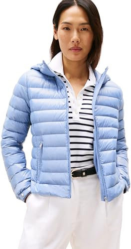 Tommy Hilfiger Damen Ul Down Reg Hooded Jacket Ww0ww46788 Pufferjacke