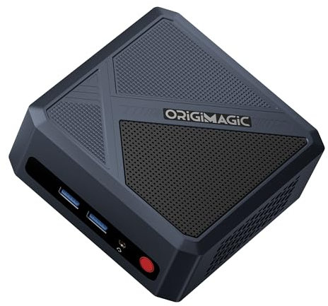 origimagic Mini PC N2 PRO, Ryzen 7 6800H (fino a 4,7 GHz), 32 GB di RAM DDR5, 512 GB di SSD, Mini PC OS 11, WiFi 6E | BT5.2 | USB 4 x 2 | Quad Display 4K | Casa, ufficio e business