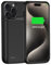 MIGAFEI Battery Case for iPhone 15 Pro Max, 8500mAh Ultra-Slim Portable Charger Case Black