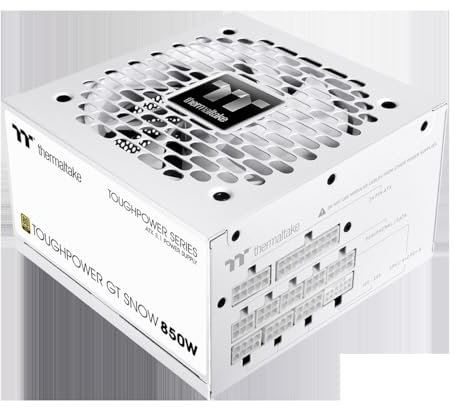 Thermaltake Toughpower GT 850W | ATX 3.1 | PCIe 5.1 | 80+ Gold | Modular | Snow