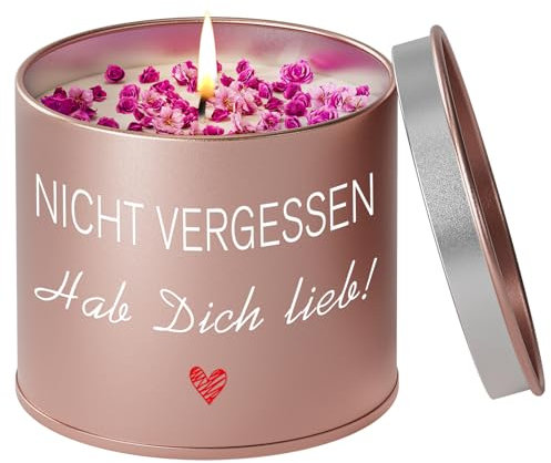 TheGiffter Beste Freundin Geschenke, 9oz Lavendel Duftkerzen Geschenke für Frauen, Ich liebe Dich Geburtstag Weihnachten Geschenk für Beste Freundin Mama Schwester Partner Ehefrau