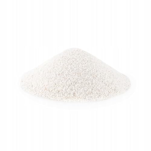 TD STONES Weißer Aquariensand Dolomit 0,5-1mm - Feiner Aquarium Kies Bodengrund für Malawi & Tanganjika Becken, pH-Neutraler Deko Sand, Sicher für Pflanzen, Garnelen & Welse, 2kg