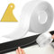 Plinthe souple autocollante en PVC 18 m - 20 x 20 mm - Plinthe autocollante pour cuisine et salle de bain - 2 x 2 mm - Transparent