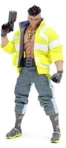 Jada Toys Cyberpunk Edgerunners Figur David (17 cm) - bewegliche Sammel- und Actionfigur mit alternativem Kopf, Händen und Zubehör, für Fans & Sammler ab 15 Jahre