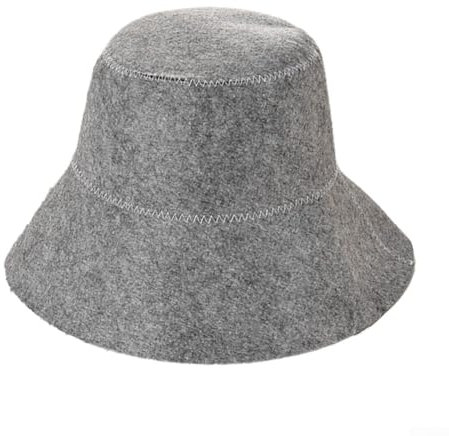 Relaxation Essential Soft Felt Sauna Hat Perfect for Use in Steamy Environments (gray)