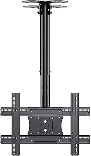 GPWDIEJB Soporte Universal para TV, Soporte de Techo multifunción para TV de 32 a 75 Pulgadas, hasta 60 kg/132 LB, Soporte de Altura Ajustable, Giratorio e inclinable, Soporte para TV.