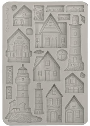 Stamperia KACMA577 Silicon Mould, Grey, 14,8 x 21 x 0,7 cm