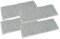 vhbw 4x funda de repuesto compatible con Vorwerk kobold VG100+ limpiacristales, limpiaventanas