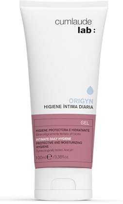 Cumlaude Lab Higiene Intima Diaria Origyn Gel Limpiador, pH Ácido, Protector e Hidratante, 100ml