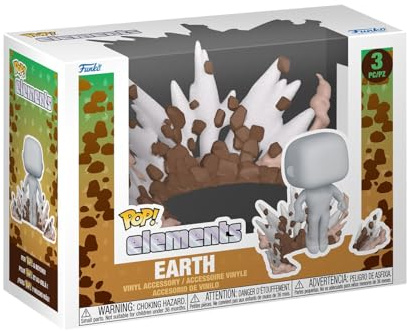 Funko POP! Elements: Earth - Dirt/Rock | Offizieller Fanartikel und Merch - Spielzeug zum Sammeln - Geschenkidee zum Geburtstag für Fans und Sammler