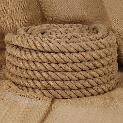 Générique Corde de Jute 5 m de Long 36 mm d'épaisseur,Cordes & câbles de Construction,4.06KG-153772