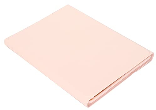 EIMSOAH Custodia con Tastiera Wireless da 10 Pollici con Funzione Touch per Tablet IOS, Orario di Lavoro 44 Ore, per Viaggiatori (Tappo tondo rosa touch + custodia in pelle)