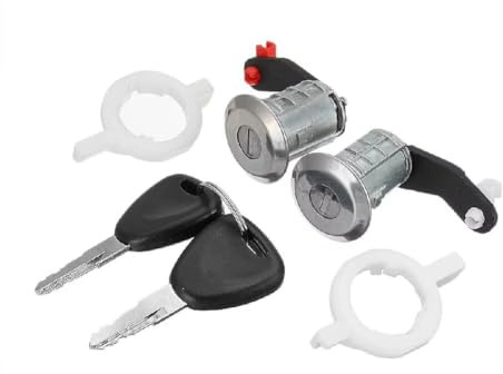 Türschloss-Set für Autotüren Links und rechts, Schließzylinder mit 2 Schlüsseln für Opel Movano (1998–2016), Teilenummer 7701470944, 7701470945