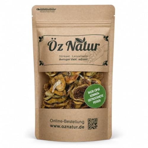 Öz Natur | Getrocknete Feigen in Scheiben, Trockenfrucht, 200g