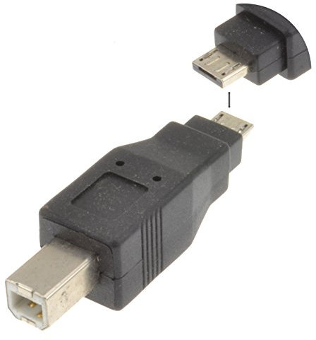 kenable USB B Type Male Printer to Micro A Type Male Plug Converter Adapter