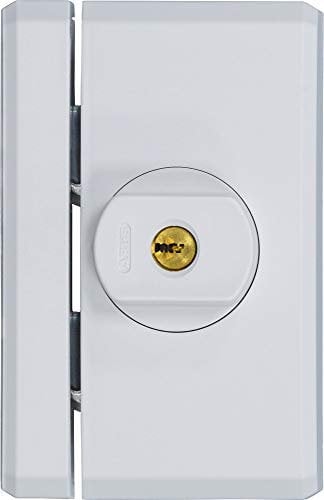 ABUS Fenster-Zusatzsicherung FTS96A - Fensterschloss mit intuitivem Schließmechanismus und Alarm, verschiedenschließend - ABUS-Sicherheitslevel 10-78564 - Weiß