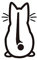 Atiehua Wandtattoos Nette Kitty Katze Auto Scheibenwischer Kunst Aufkleber Dekor Schöne Tier Katze Wandbild Kunst Aufkleber Für Autofenster Loptop Dekoration
