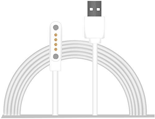 USB Power Charging Cable for Smart Watch Universal Charge 4 Pin Accessories Charging Cable Magnetic Strong chargingwhite