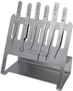 Bernstein SMD Pinzetten Satz 6-tlg (5-050-AV inkl. Vario Ständer)