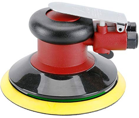 Professioneller Luft-Exzenter-Schleifer, robuster pneumatischer Dual-Action-Schleifer mit 1 Trägerplatte (15,2 cm)