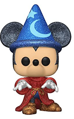 Pop! Disney Fantasia 990 Sorcerer Mickey Diamond Glitter Sticker Popkultur