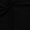 STOFFKONTOR Bio Baumwoll Stretch Jersey Organic Stoff - Öko-Tex Standard 100 - GOTS zertifiziert - Meterware - zum Nähen von Bekleidung, Deko (Schwarz)