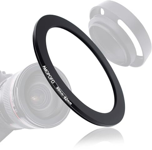 95mm Objektiv Konverter 82mm Kamera Filter Ring,Kompatibel mit Allen 95mm Kamera objektiven zu 82mm UV,ND,CPL Zubehör,Aus CNC gefrästem Material (95mm-82mm)