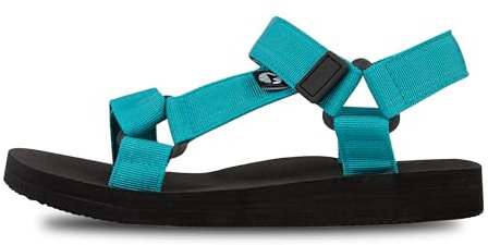 Lakeland Active Women's Mockerkin Adjustable Outdoor Walking Lifestyle Sandals - Teal - 6