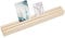NBEADS Holz Ohrring Display Ständer, 2 Slots Langer Schmuck Ohrring Ring Halter Holz Ohrring Kartenhalter Visitenkartenhalter Display Schmuck Einzelhandel Display Tray Mit Kartensteckplatz, 31x4.05 cm